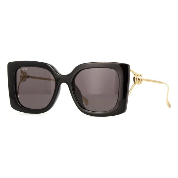 New GUCCI Black Square GG1567SA 001 Sunglasses Women - Picture 1 of 3